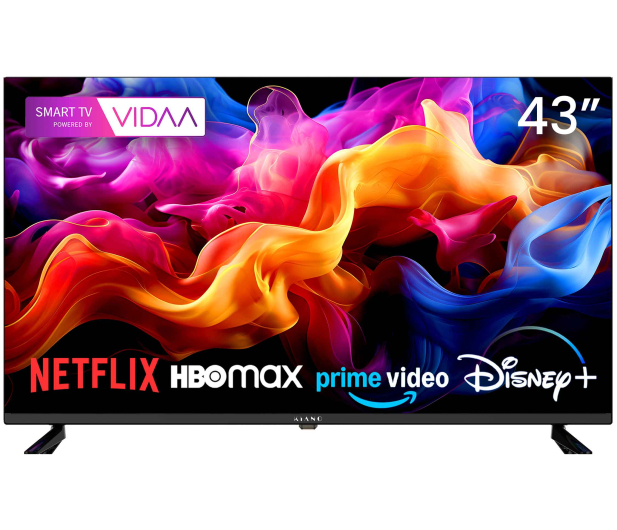 Kiano Elegance 43" LED 4K VIDAA Smart TV Netflix, HBO, Prime - 1373225 - zdjęcie